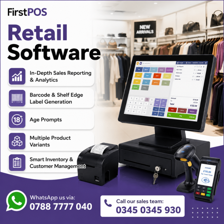 FirstPOS Retail Software and POS Hardware System