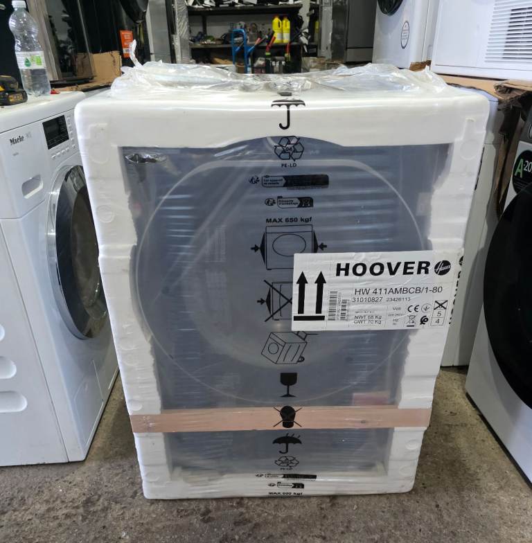 Hoover 11kg Smart Washing Machine Black - Free local delivery and fitting