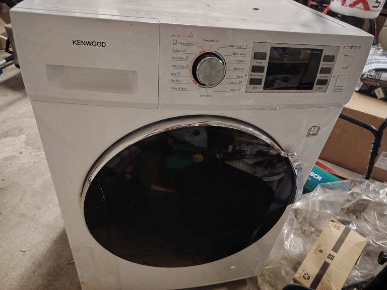 KENWOOD Washer Dryer Machine - k10w7d18 White, Good Condition