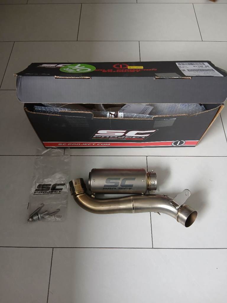 SC project titanium exhaust 2008-2013 Honda Fireblade 