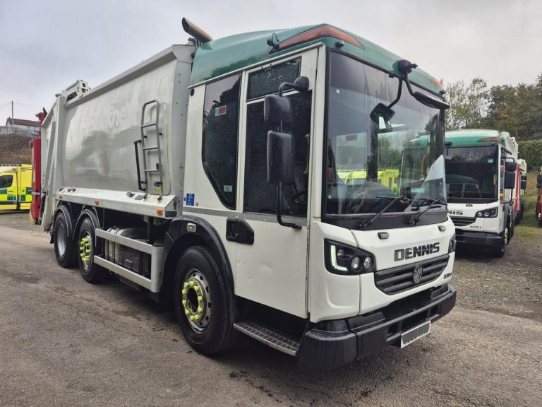 2016 Dennis Elite 6X2 AUTO 26 TON MID STEER REFUSE C/W BIN LIFT (EURO 6) NA Diesel Automatic