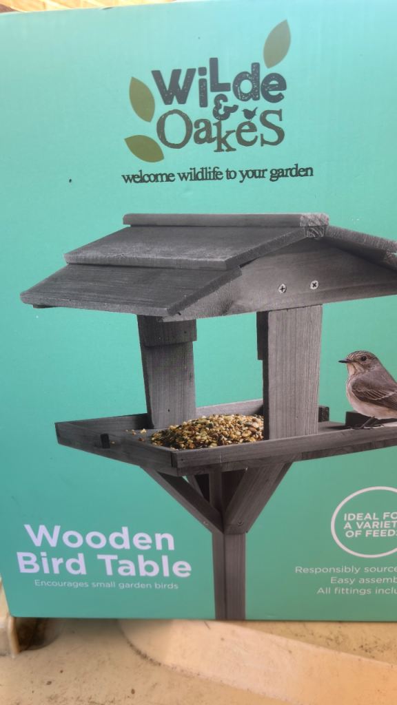 Bird feeding box