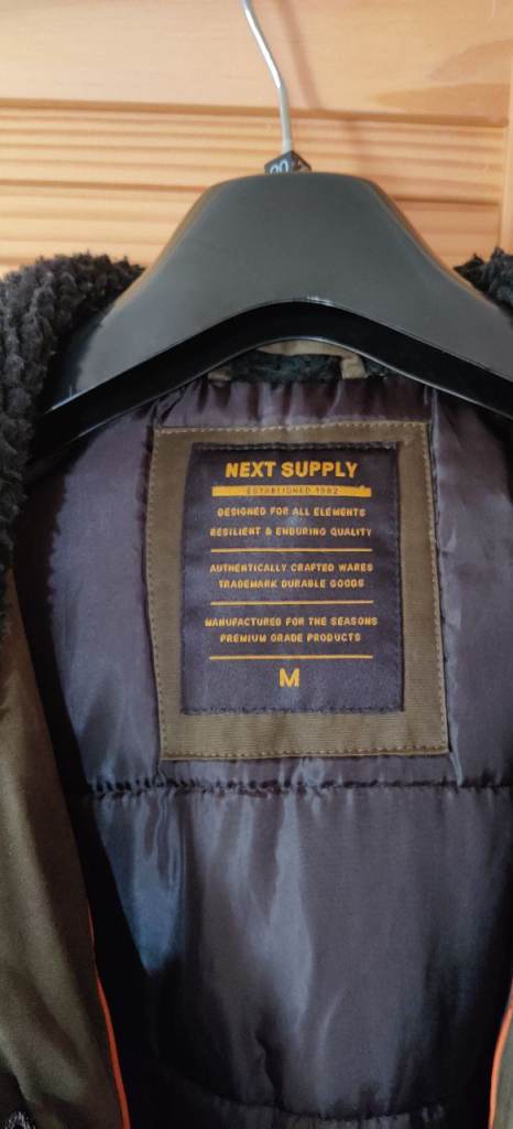 Great looking Mens NEXT winter hooded jacket