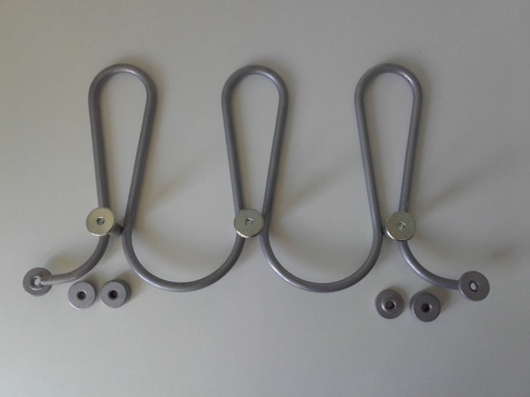 Solid steel Coat/Hat Rack - Vintage IKEA 