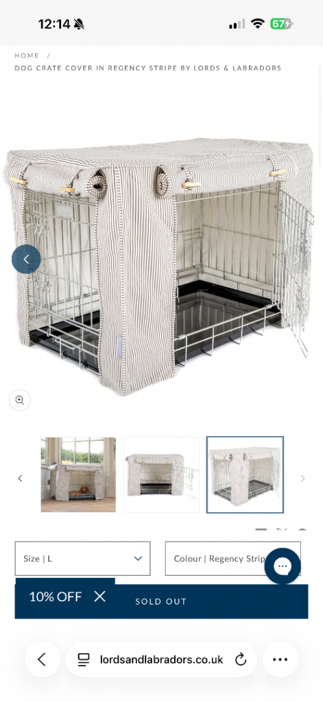 Large cage/crate cover 