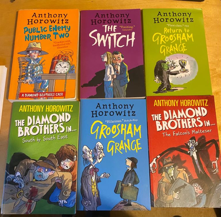 Selection of 6 Anthony Horowitz children’s books 