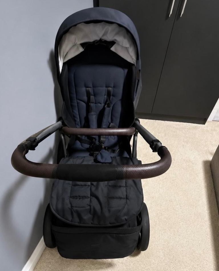 Tutti Bambini Drift Pushchair – Navy Blue, Good Condition