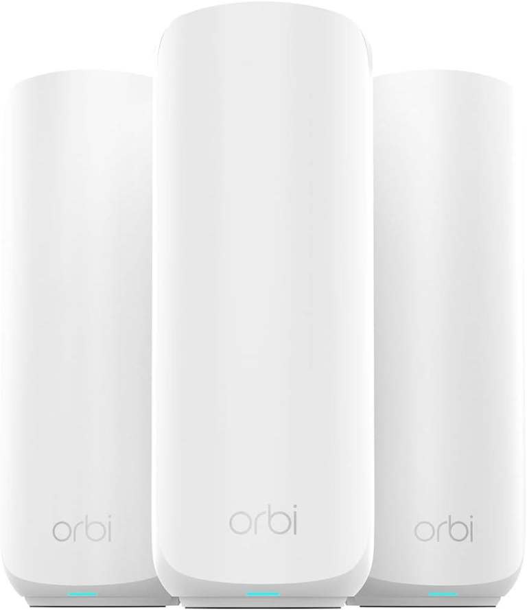 Netgear Orbi 370 Series WiFI 7 Dual Band Mesh System - 3 Pack: 1 Router +2 Satellites - Sealed/New
