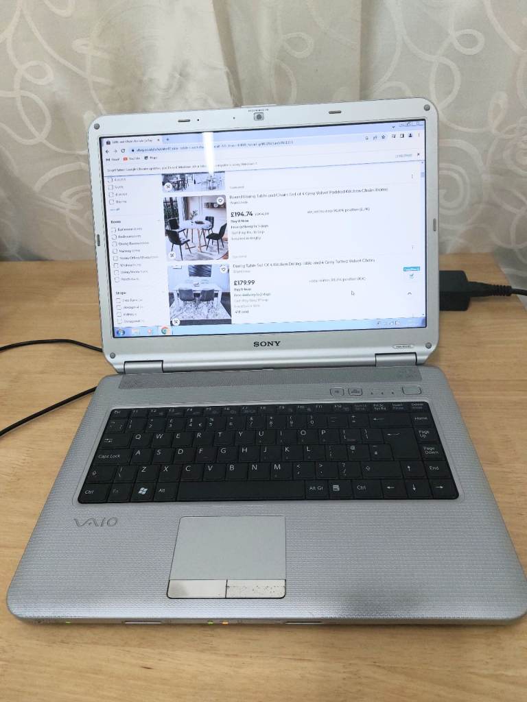 Sony Laptop with good battery and charger.