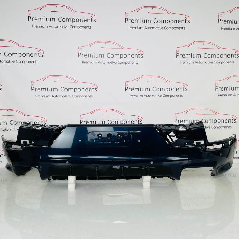 Porsche Cayenne GTS Rear Bumper Genuine Blue 9Y0807110E | 2018-2024 [BF119]