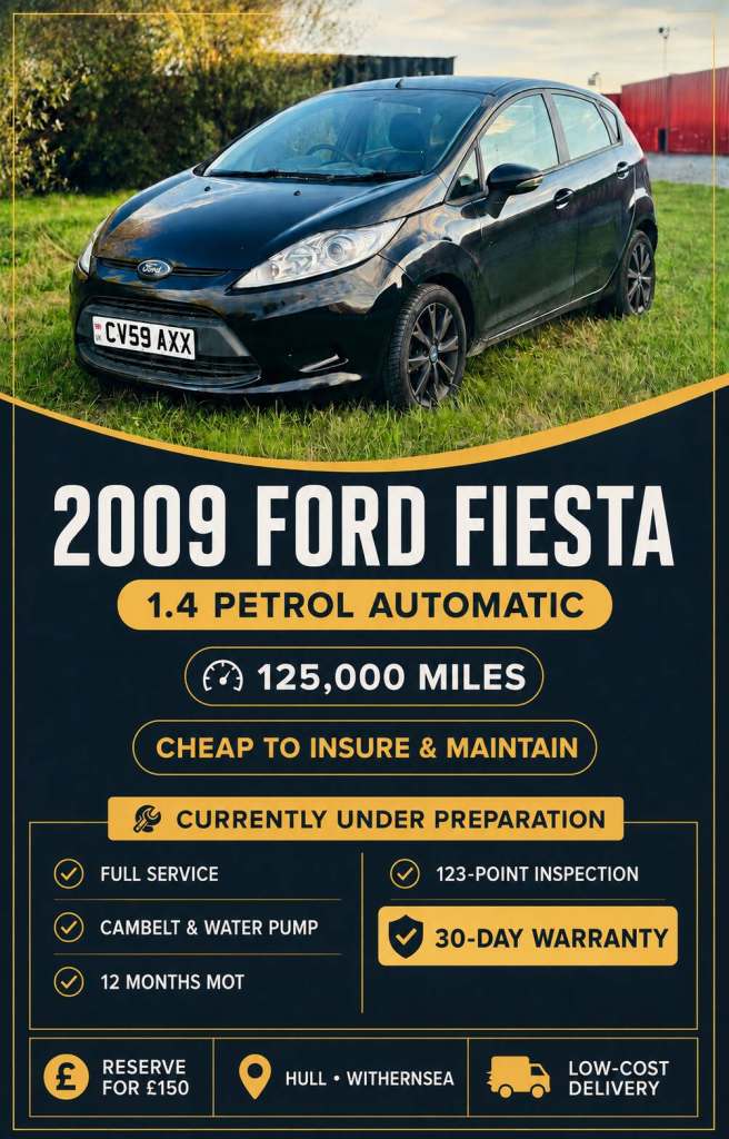 2009 Ford Fiesta 1.4 Style + 5dr Auto HATCHBACK Petrol Automatic