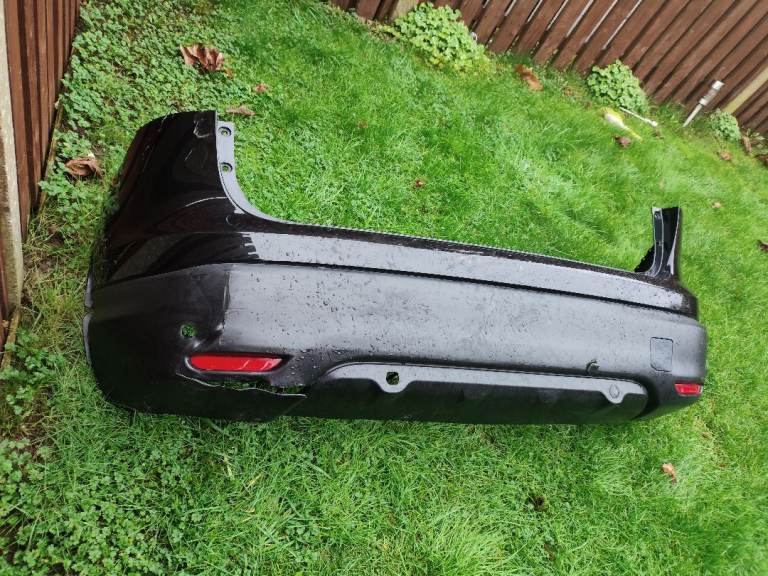 Qashqai j11 rear bumper black