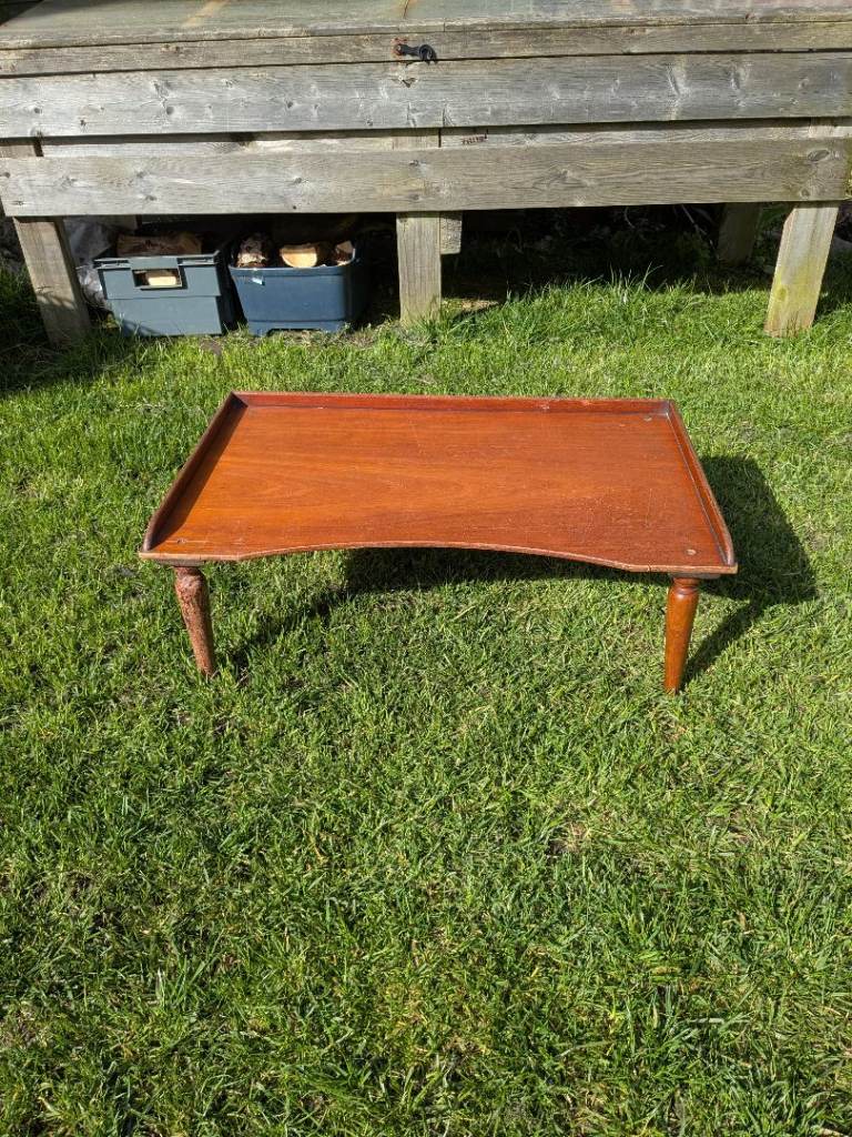 Vintage Wooden Overbed / Tray Table