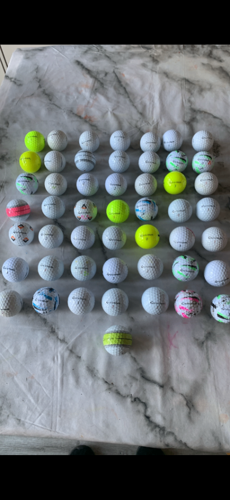 50 taylormade golf balls