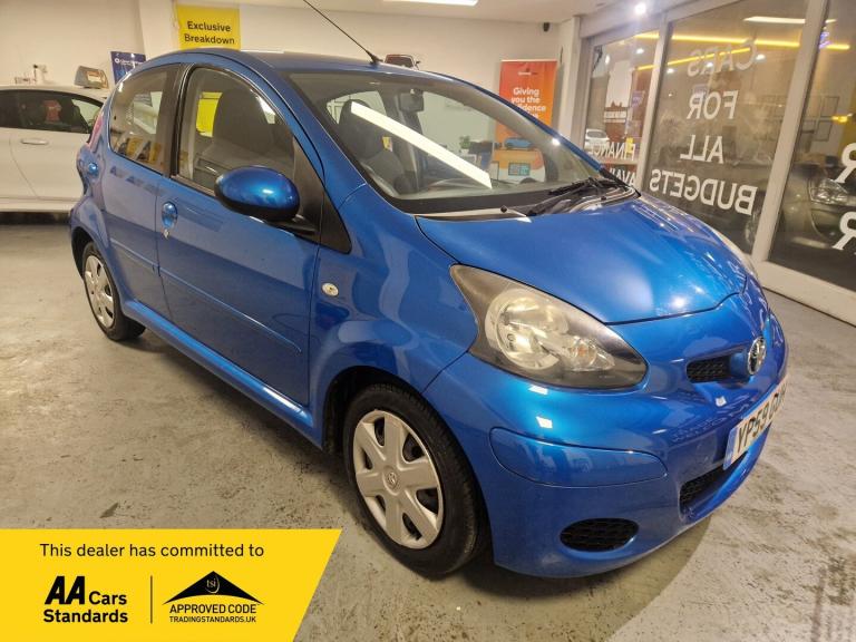 2009 Toyota AYGO 1.0 VVT-i Blue 5dr MMT HATCHBACK Petrol Automatic
