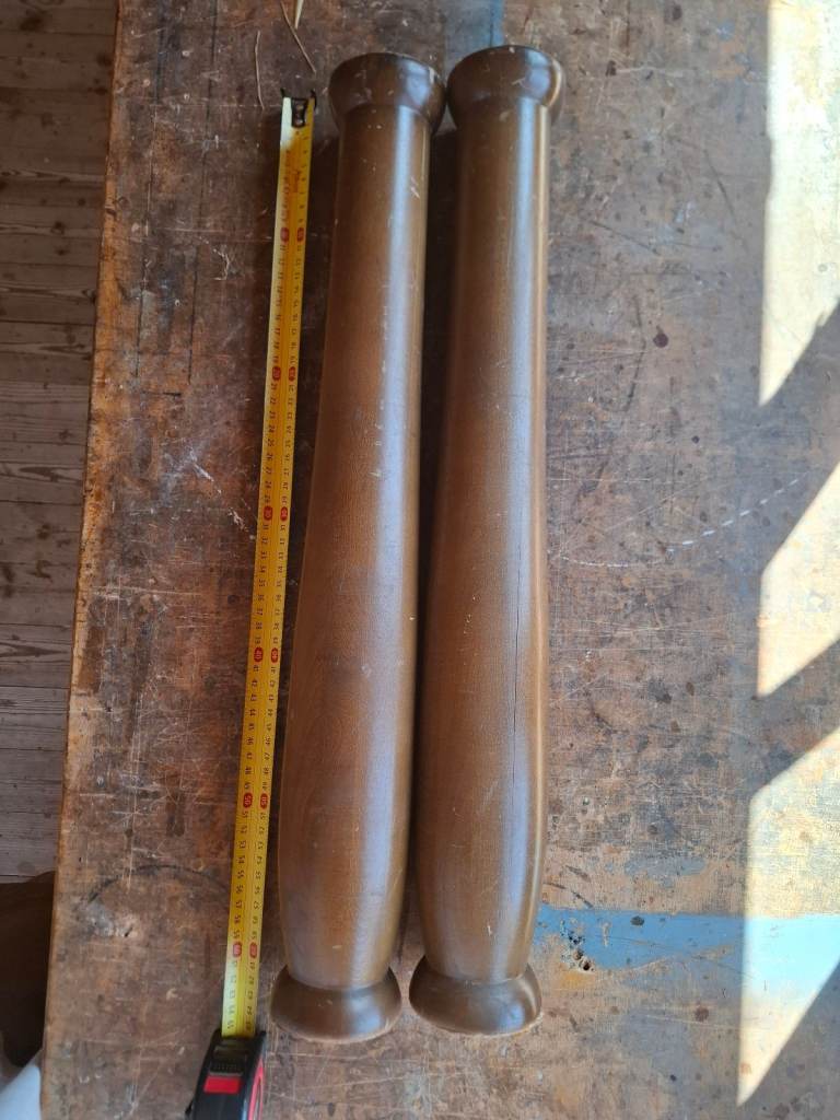 WOODWORKERS! 2 Fat Maple table legs for turning.