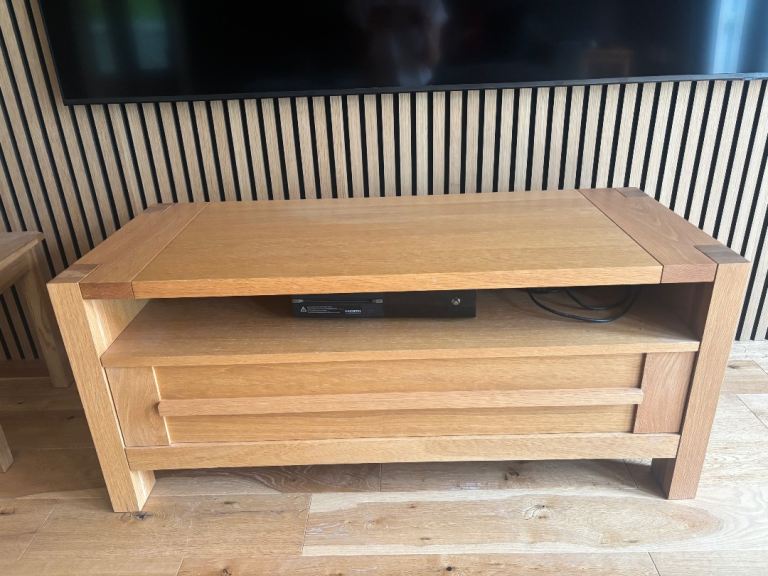 Tv unit - solid oak from M&S