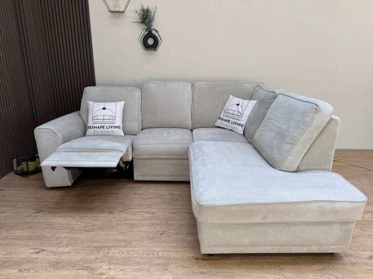 Cream DFS Orka power recliner L shape sofa (WE DELIVER)