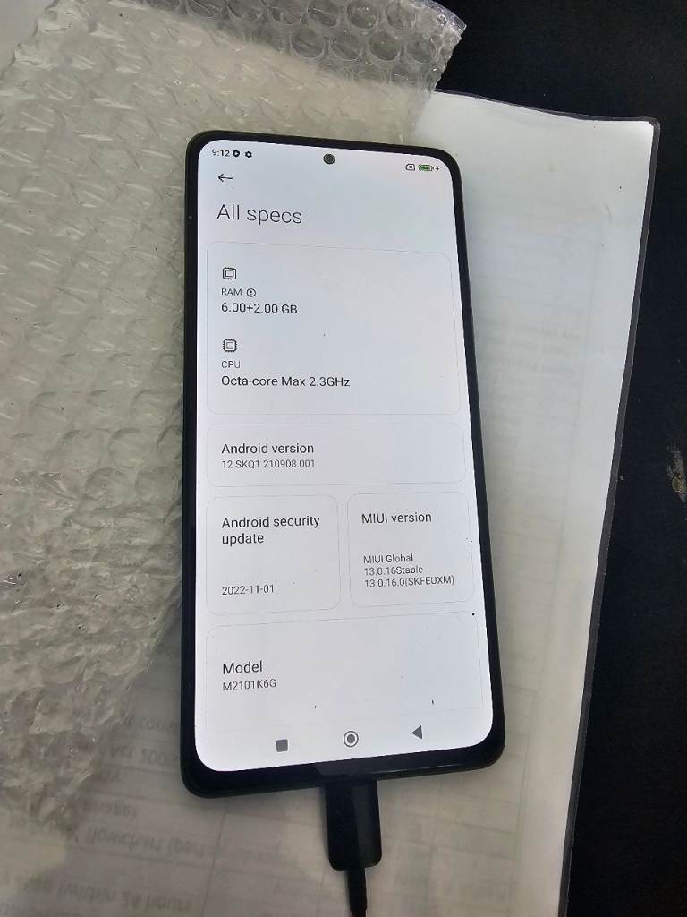 Redmi note 10 pro 128gb/8gb ram dual sim unlocked £60