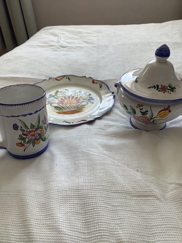 4x items of crockery by Roullet Renoleau vgc