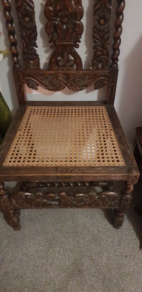 Napolian carved chair