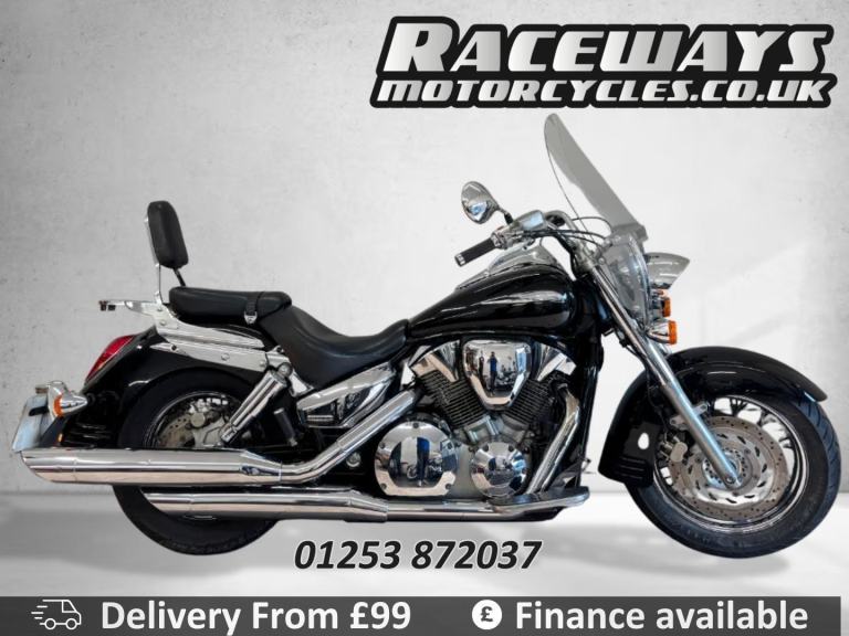 HONDA VTX1300 2007 BLACK 19,369 MILES USED MOTORCYCLE