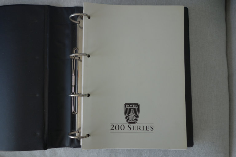 Rover 200 Series Genuine Loose Leaf Workshop Manual By Austin Rover. Only £20.