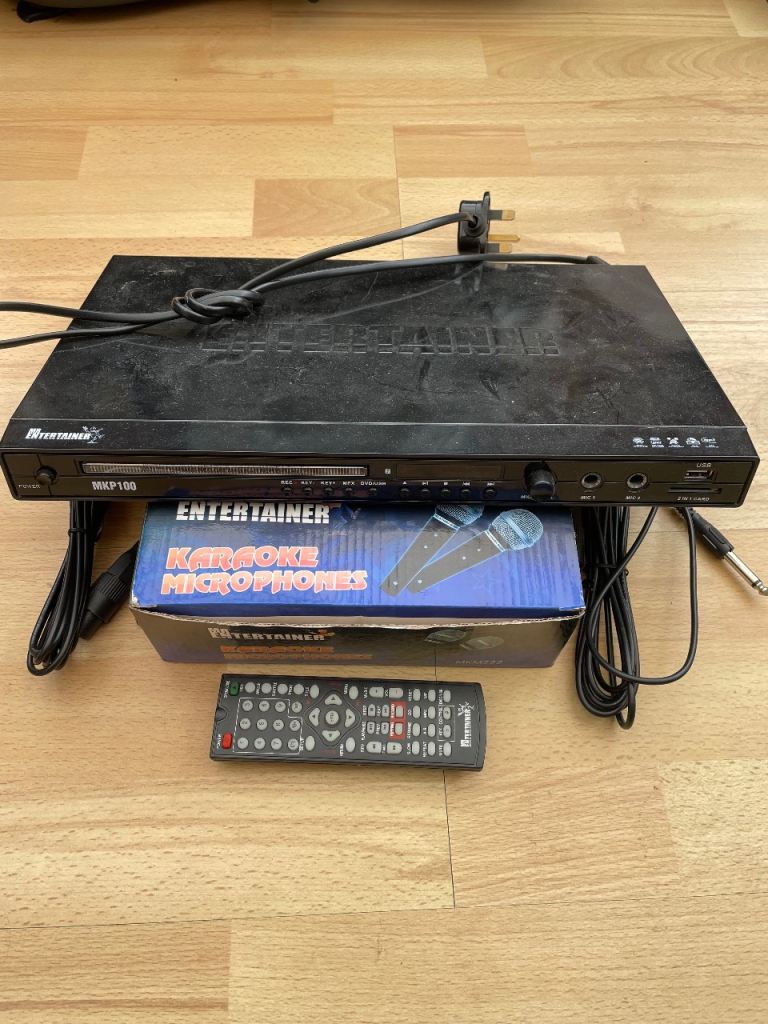Mr Entertainer MKP100 Karaoke Machine Player CDG/DVD/MP3G/USB/HDMI/RECORD