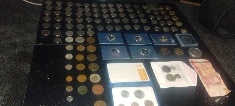 133 externally collectable coins