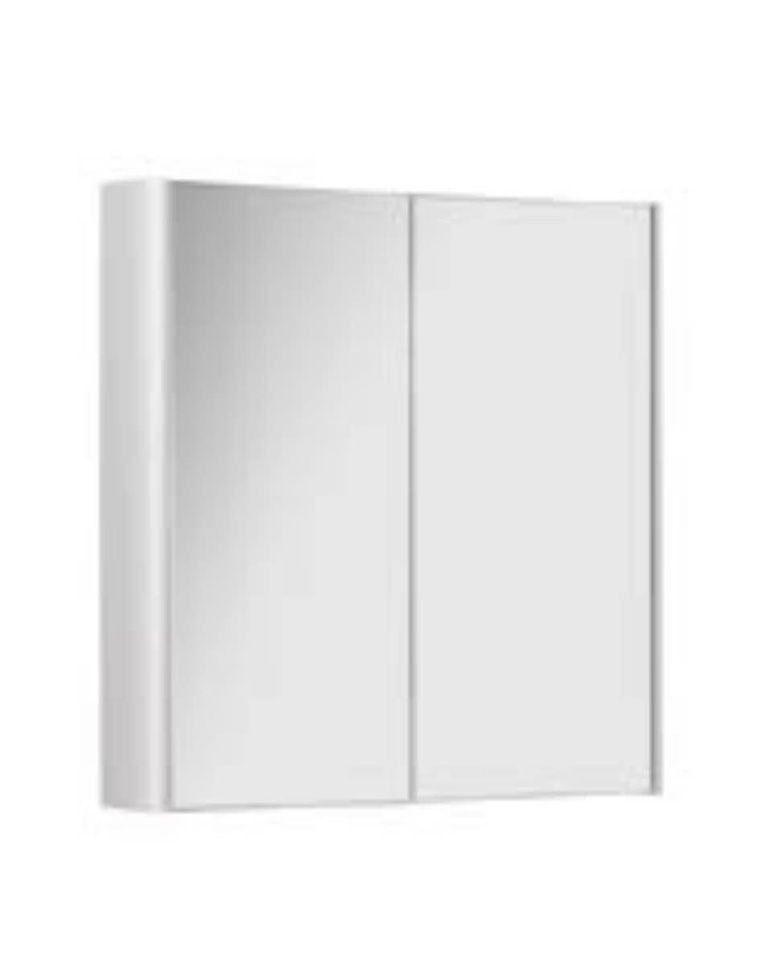 New Options White Cabinet Mirror 600mm RRP £197 Our Price £75
