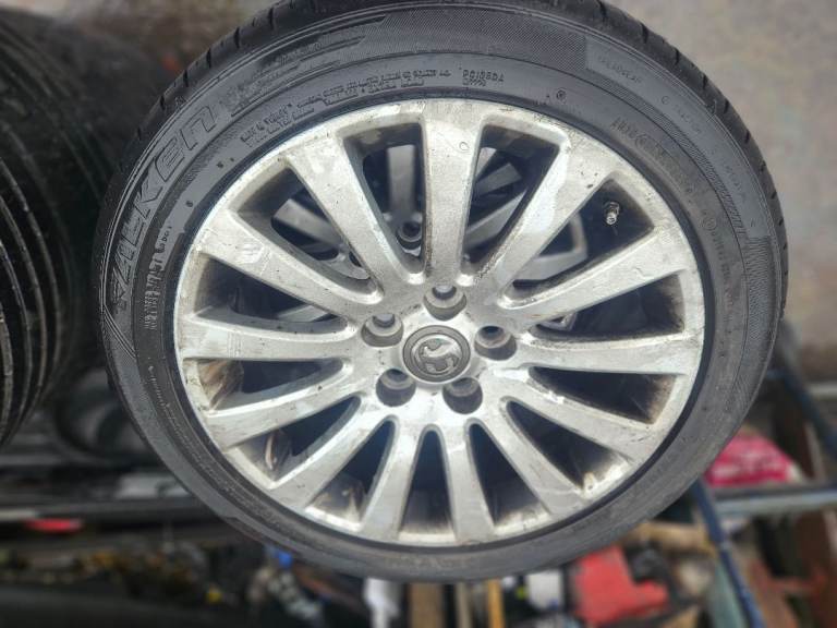 Vauxhall insignia 18in alloy wheels and tyres 5 stud pcd120 set of 4 