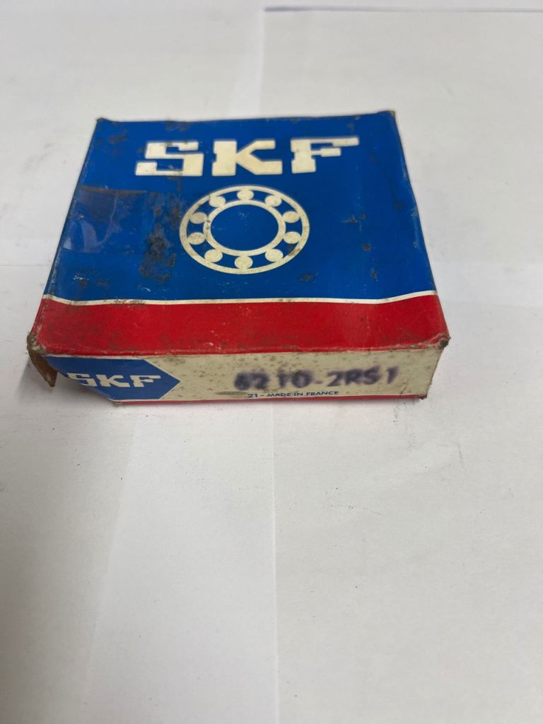 SKF 6210-2RS1 Bearing in Original Box – Fair Condition