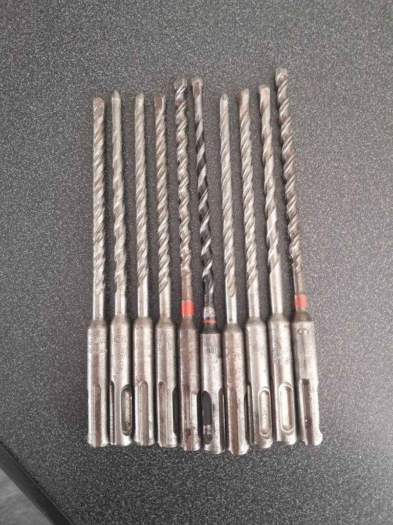 5 x NEW and UNUSED 6mm SDS Masonry Drill Bits