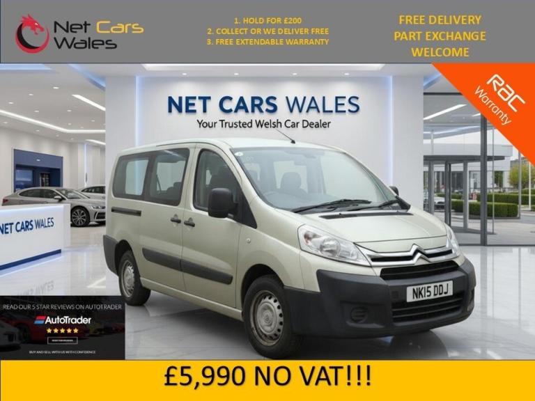2015 Citroen Dispatch 2.0 HDi 95 L2 6dr [6 Seat] MPV Diesel Manual