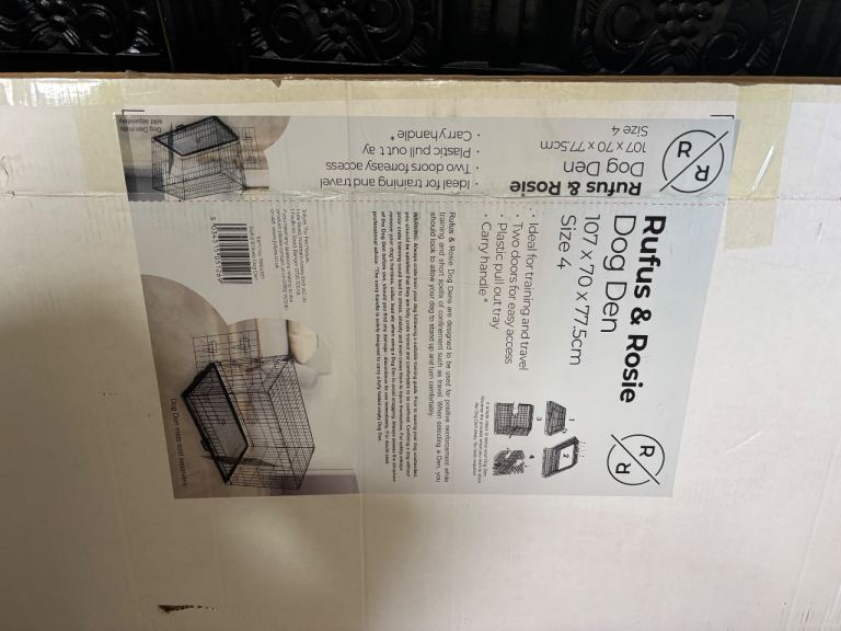 Large dog crate