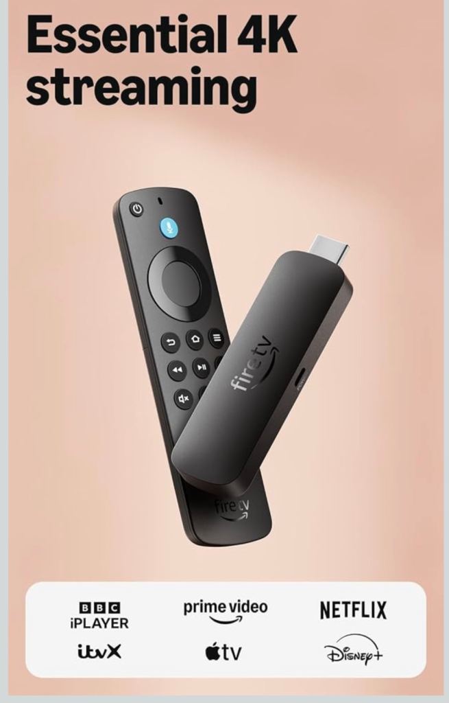 Amazon Fire TV Stick 4K Select 8GB Wi‑Fi Dongle HDMI 4K Black