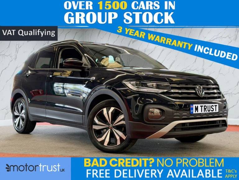 2022 Volkswagen T-Cross 1.0 TSI Black Edition SUV 5dr Petrol Manual Euro 6 (s/s) (110 ps) HATCHBA...