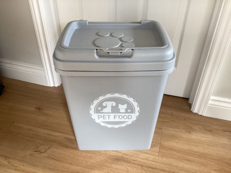 Yorkshire Homeware Light Grey Pet Food Storage