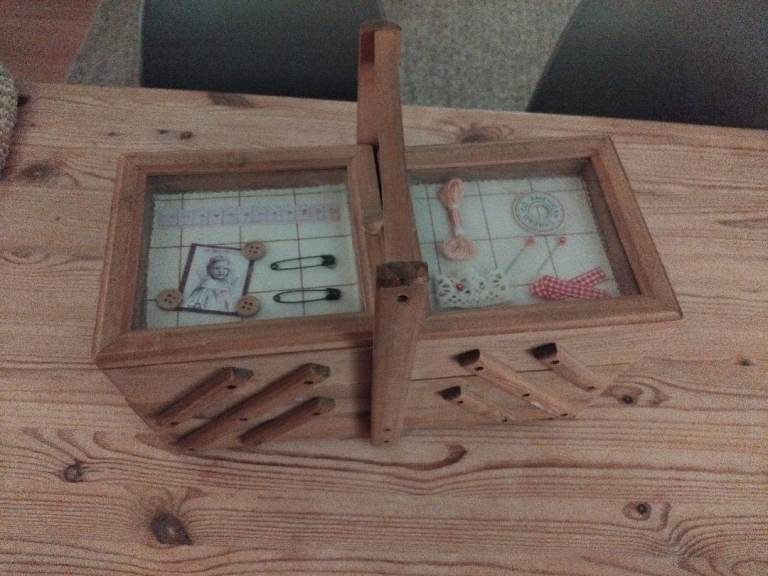 Wooden Sewing Box / Craft Storage Box  Price: