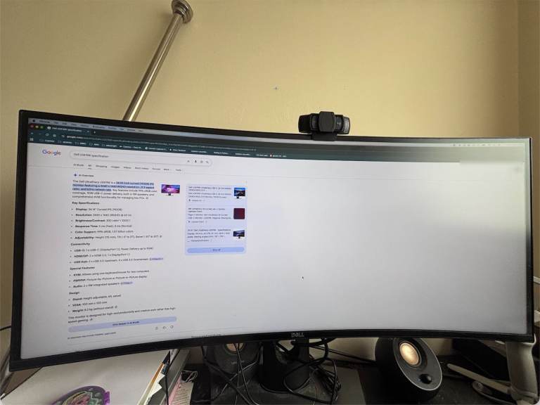 Dell U3419W 34” Ultrawide Monitor – USB-C (90W Charging) – Perfect for Mac/Work – £280–Stratford E15