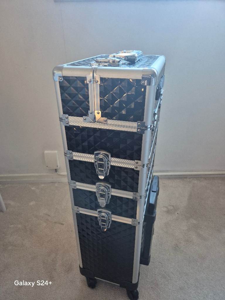 image for Make up and or nail technician expandable beauty vanity case