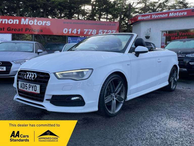 2015 Audi A3 2.0 TDI 184 Quattro S Line 2dr S Tronic CONVERTIBLE DIESEL Automatic