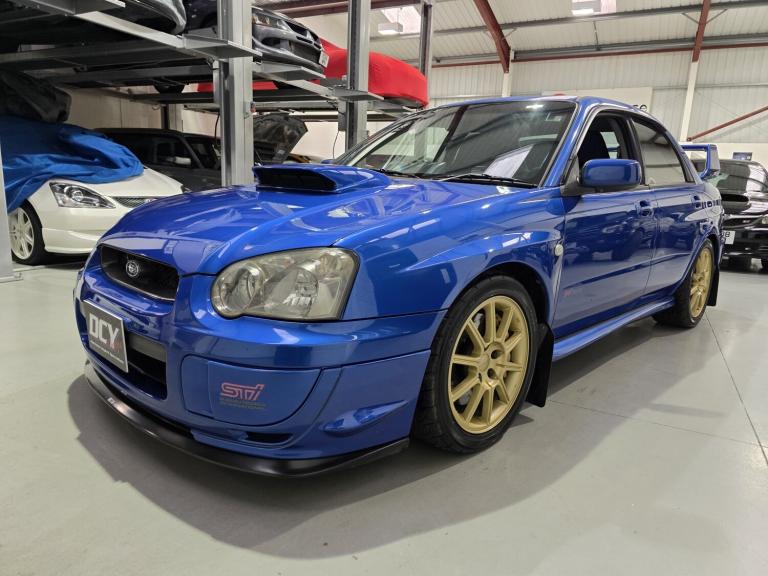 SUBARU IMPREZA WRX STI 2.0L JDM WIDE TRACK TWIN SCROLL Blue Manual Petrol 2004