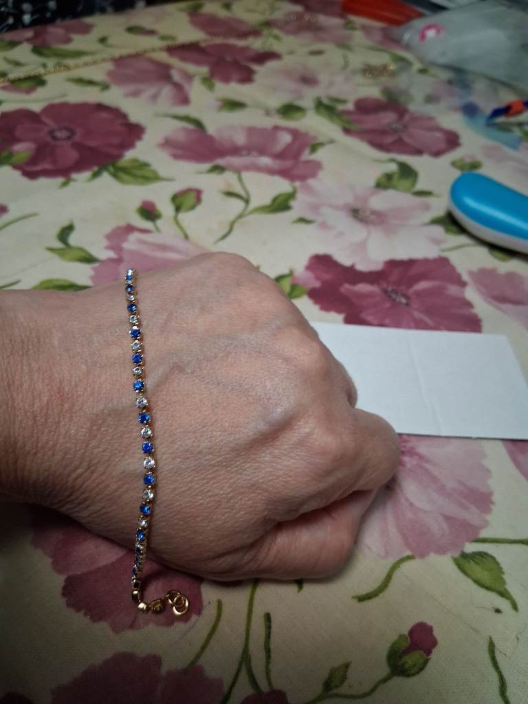 Blue stone bracelet