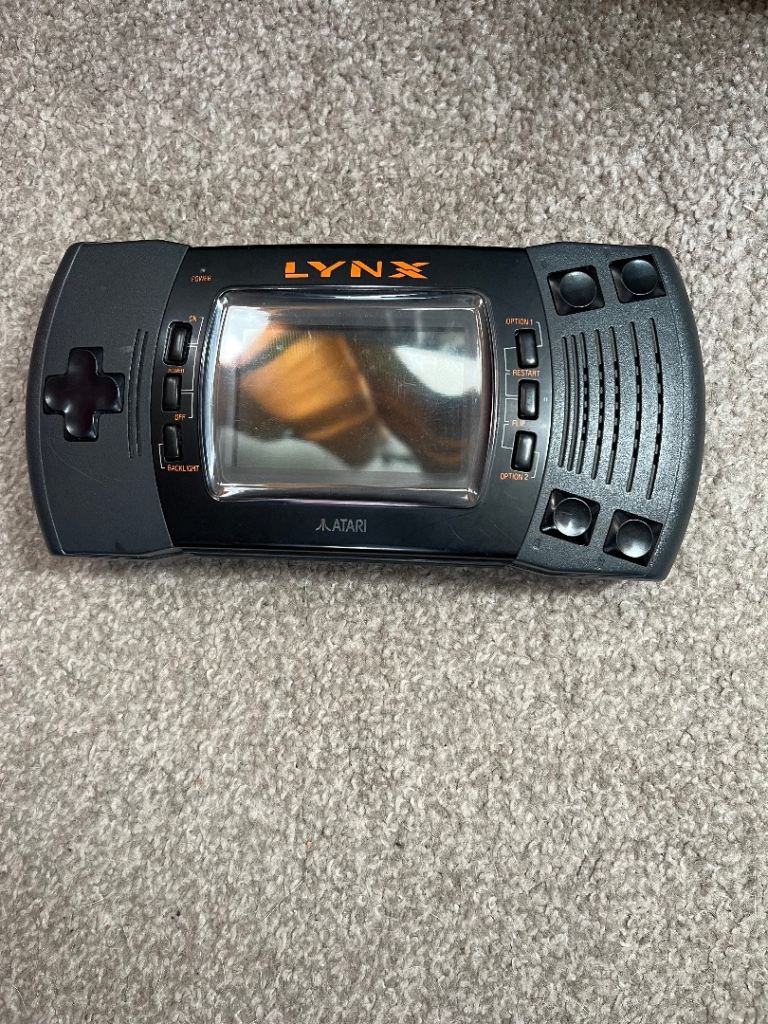 Atari Lynx Handheld Console with Game – Fair Condition