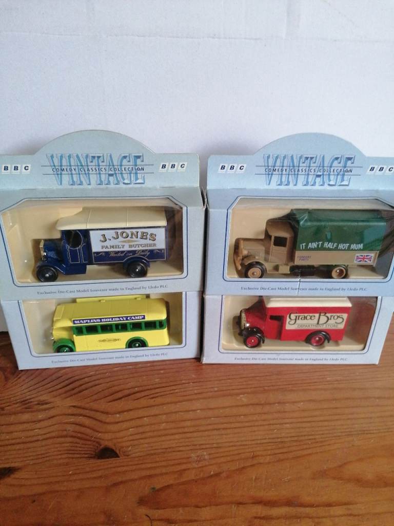 4 lledo diecast models comedy classic collection 