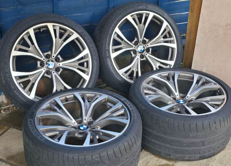 BMW X5 X6 Msport 21" alloy wheels - Genuine BMW Style 627M - F15 F16 F series