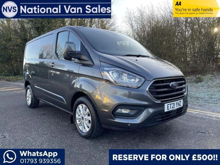 2021 Ford Transit Custom 2.0 280 EcoBlue Limited Auto L1 H1 Euro 6 (s/s) 5dr PANEL VAN Diesel Aut...