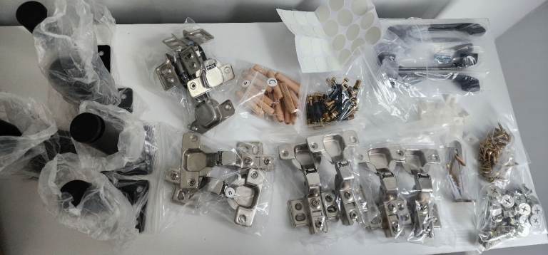 Kitchen fitting cabinet bits extras