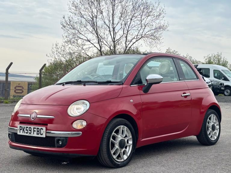 2009 Fiat 500 1.2 Lounge 2dr [Start Stop] CONVERTIBLE Petrol Manual